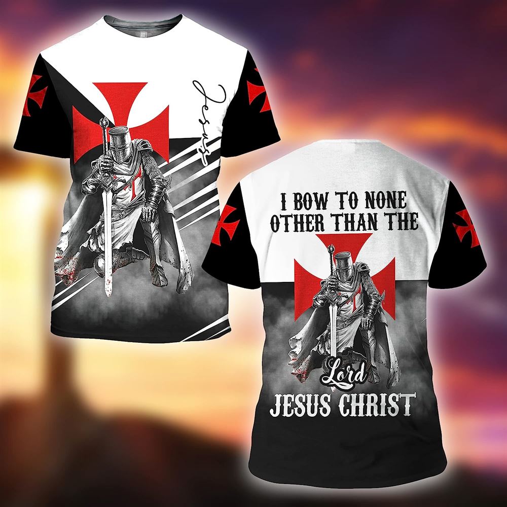 Jesus Warrior Of Christ All Over Print 3D T Shirt For Men And Women, Christian T-Shirt, Faith Shirt