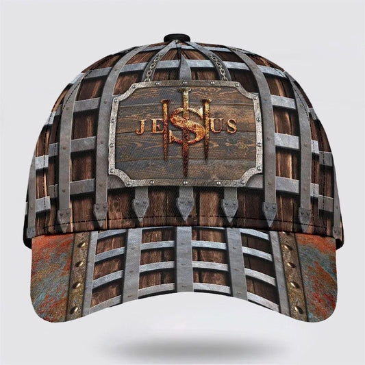 Jesus With 3 Nails Classic Hat All Over Print, Christian Baseball Cap, Religious Cap, Jesus Gift, Jesus Hat