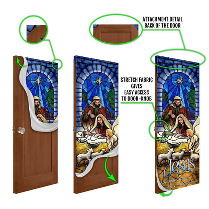 Jesus is the Reason for the Season Nativity Door Cover, Christian Door Decor, Door Christian Church, Christian Door Plaques