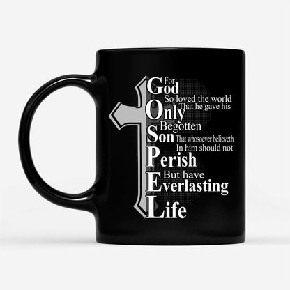 John 316 For God So Loved The World, Bible Verse, Christian Coffee Mug, Christian Mug, Bible Mug, Faith Gift, Encouragement Gift