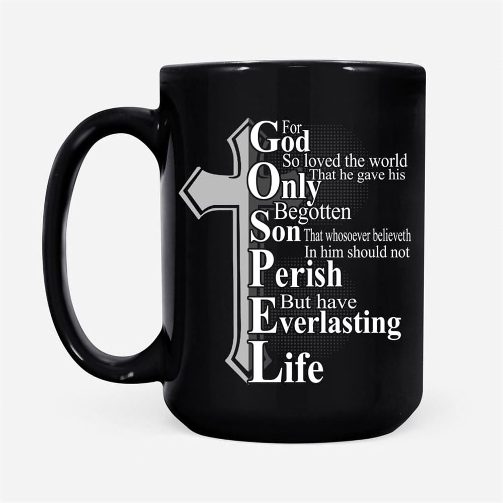 John 316 For God So Loved The World, Bible Verse, Christian Coffee Mug, Christian Mug, Bible Mug, Faith Gift, Encouragement Gift