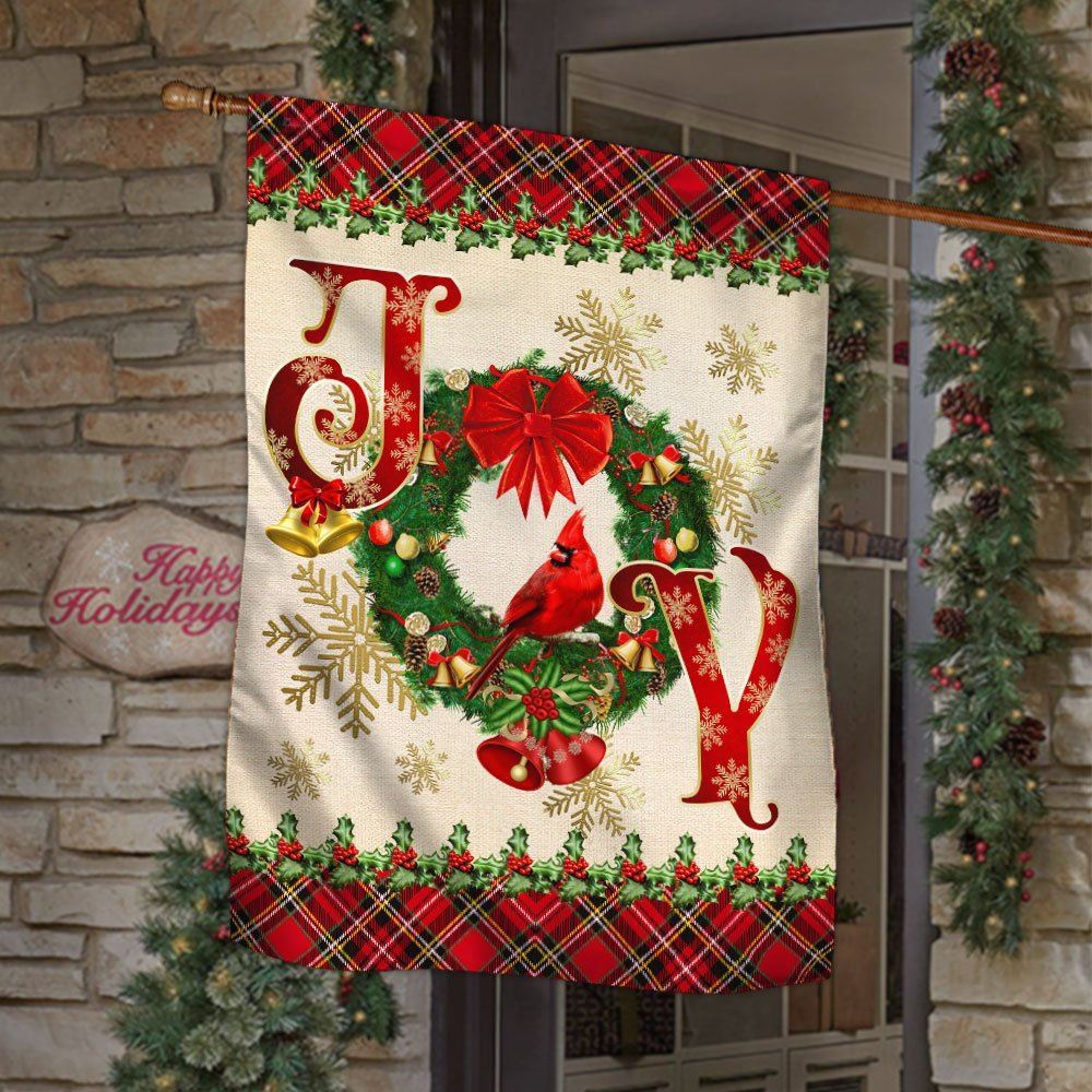 Joy To The World Christmas Flag, Christmas Garden Flag, Home Decor Accessories, Christmas Outdoor Decor Ideas