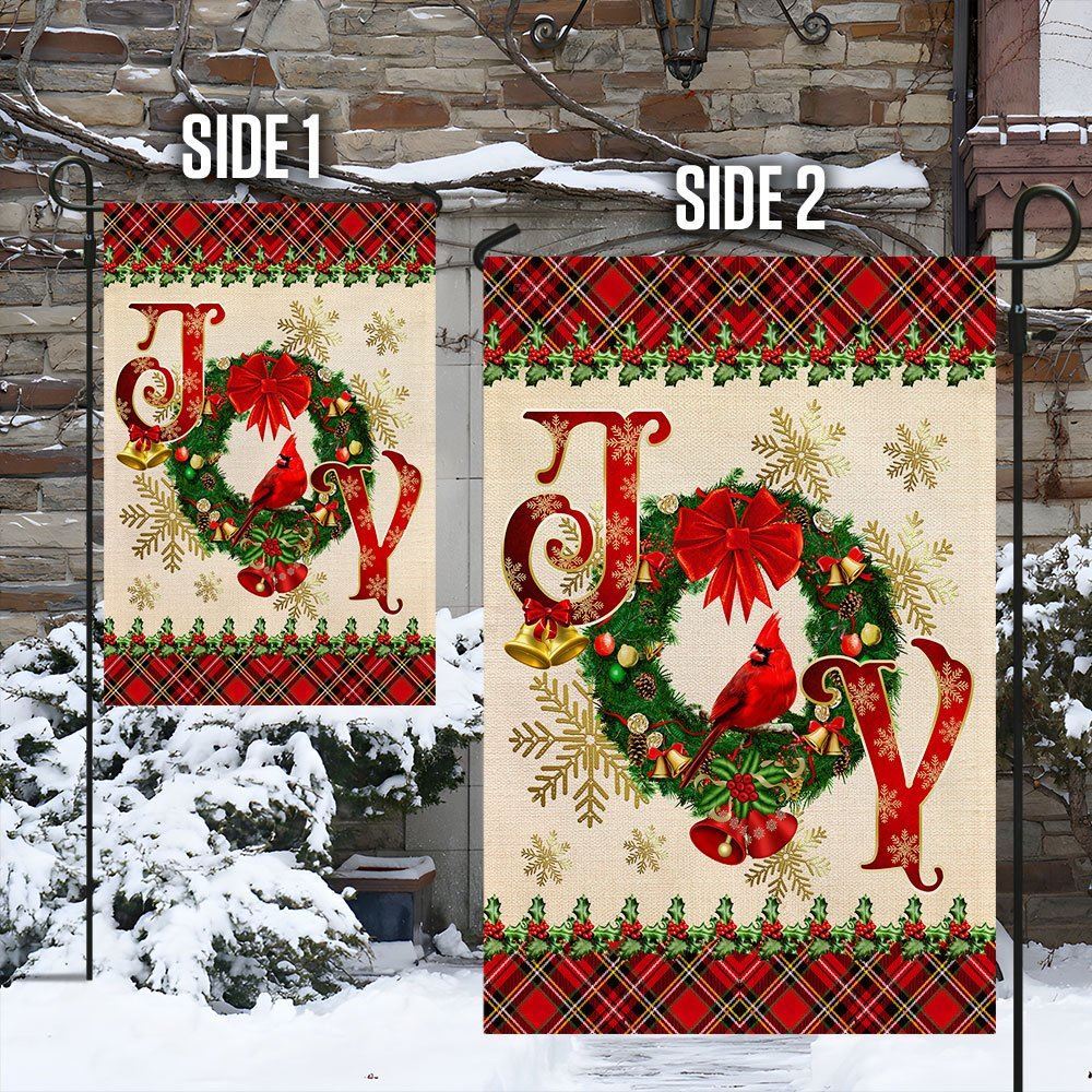 Joy To The World Christmas Flag, Christmas Garden Flag, Home Decor Accessories, Christmas Outdoor Decor Ideas