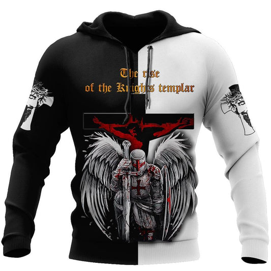 Knight Of Jesus Easter Until I Said A Men God 3D Hoodie For Man And Women, Jesus Printed 3D Hoodie