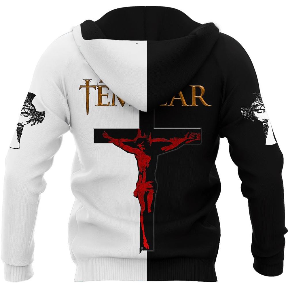 Knight Of Jesus Easter Until I Said A Men God 3D Hoodie For Man And Women, Jesus Printed 3D Hoodie