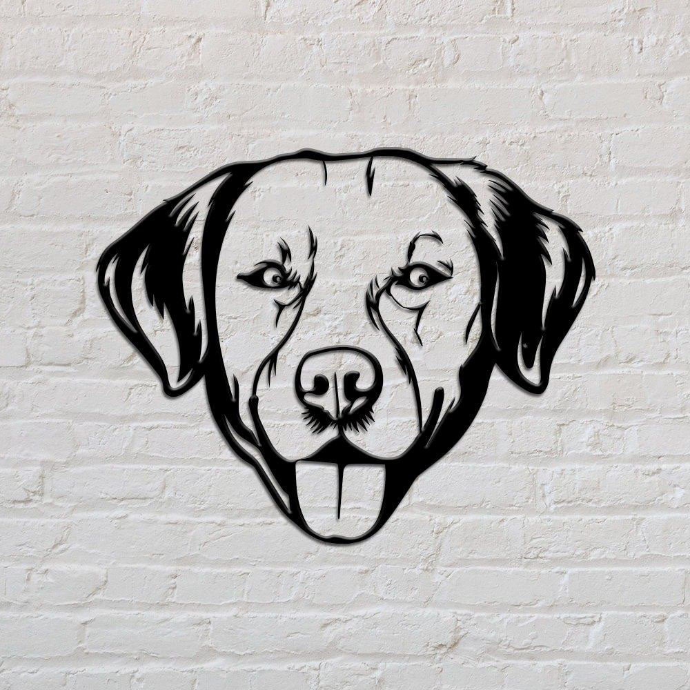 Labrador Garden Stake Metal Sign, Anniversary Gift, Dog Wall Decor, Dog Wall Art, Home Decor Sign