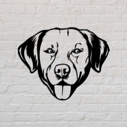 Labrador Garden Stake Metal Sign, Anniversary Gift, Dog Wall Decor, Dog Wall Art, Home Decor Sign
