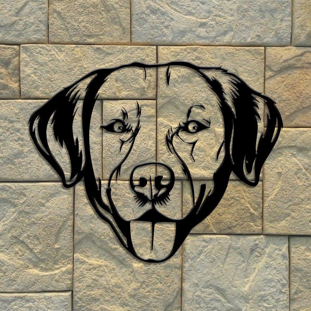 Labrador Garden Stake Metal Sign, Anniversary Gift, Dog Wall Decor, Dog Wall Art, Home Decor Sign