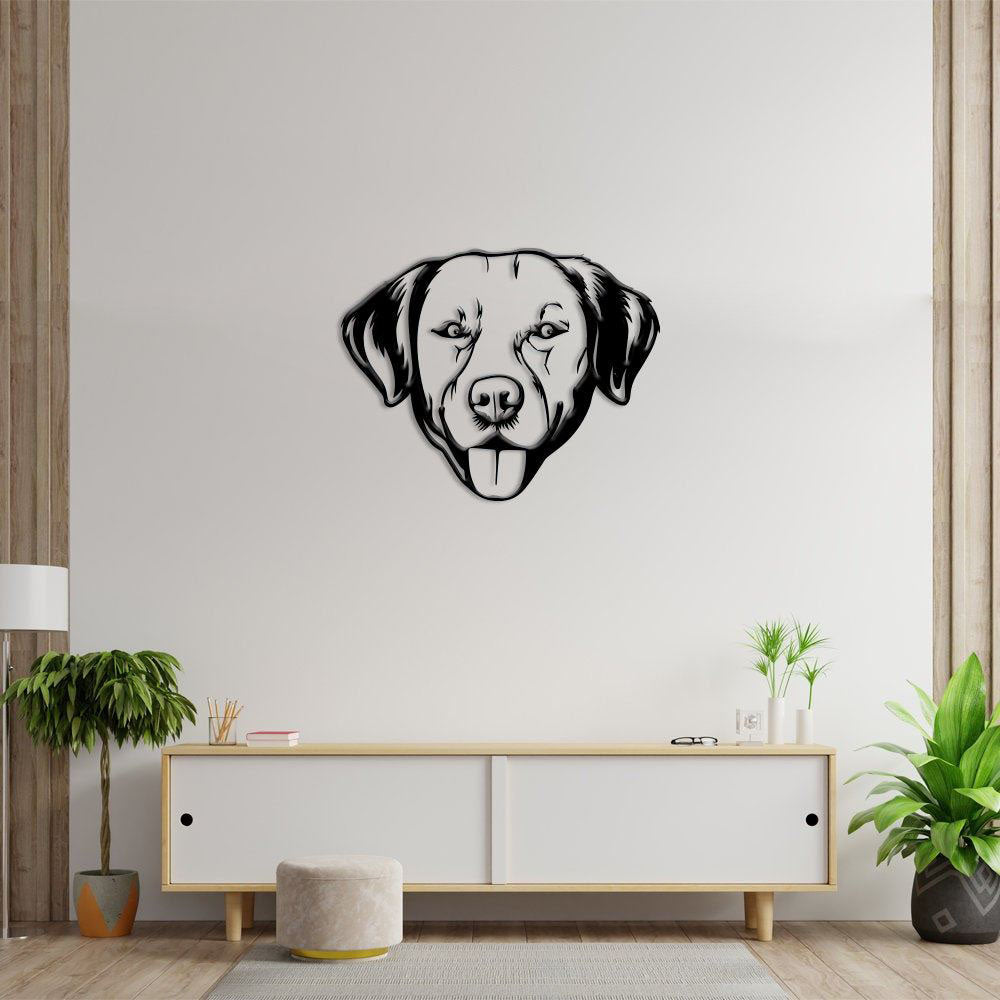 Labrador Garden Stake Metal Sign, Anniversary Gift, Dog Wall Decor, Dog Wall Art, Home Decor Sign