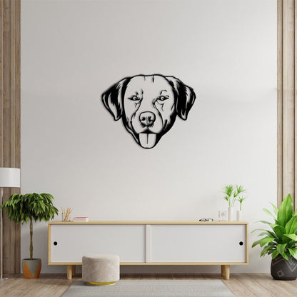 Labrador Garden Stake Metal Sign, Anniversary Gift, Dog Wall Decor, Dog Wall Art, Home Decor Sign