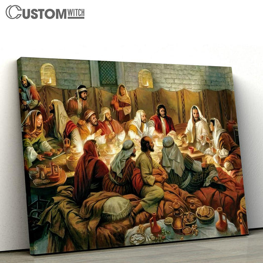 Last Supper Canvas Wall Art 6 - Jesus Canvas - Christian Wall Art - Jesus Wall Decor