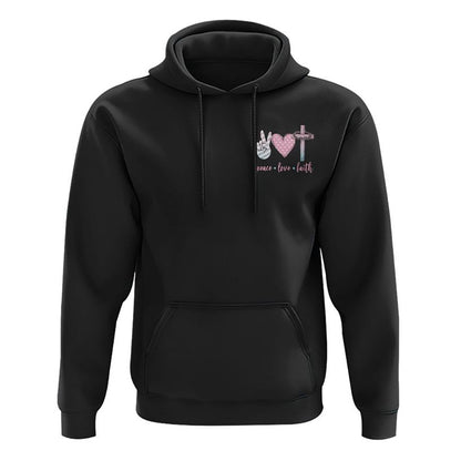 Let Your Faith Be Bigger Than Your Fear Wings Pastel Color All Over Print 3D Hoodie, Christian Hoodie, Christian Sweatshirt, Bible Verse Shirt