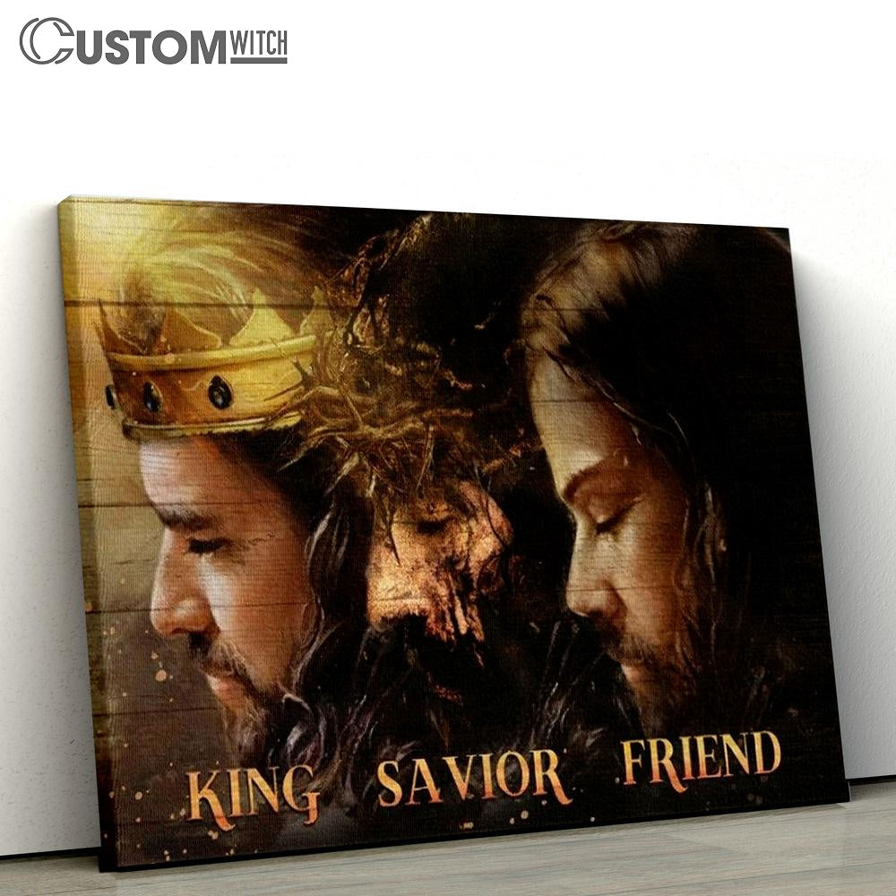 Life Of Jesus, King, Savior, Friend Canvas Poster