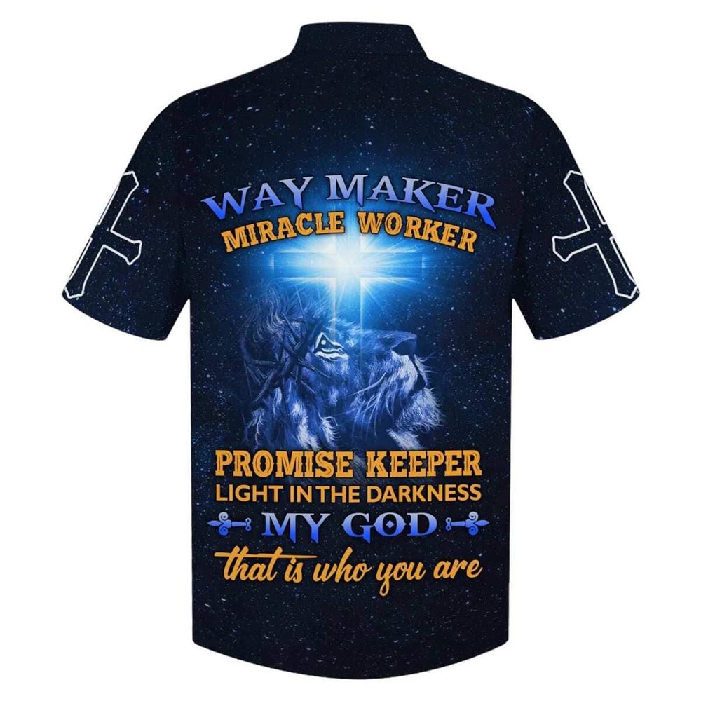 Lion Jesus Is My Savior God Christian Faith Hawaiian Shirt For Men, Christian Hawaiian Shirt, Gift For Christian