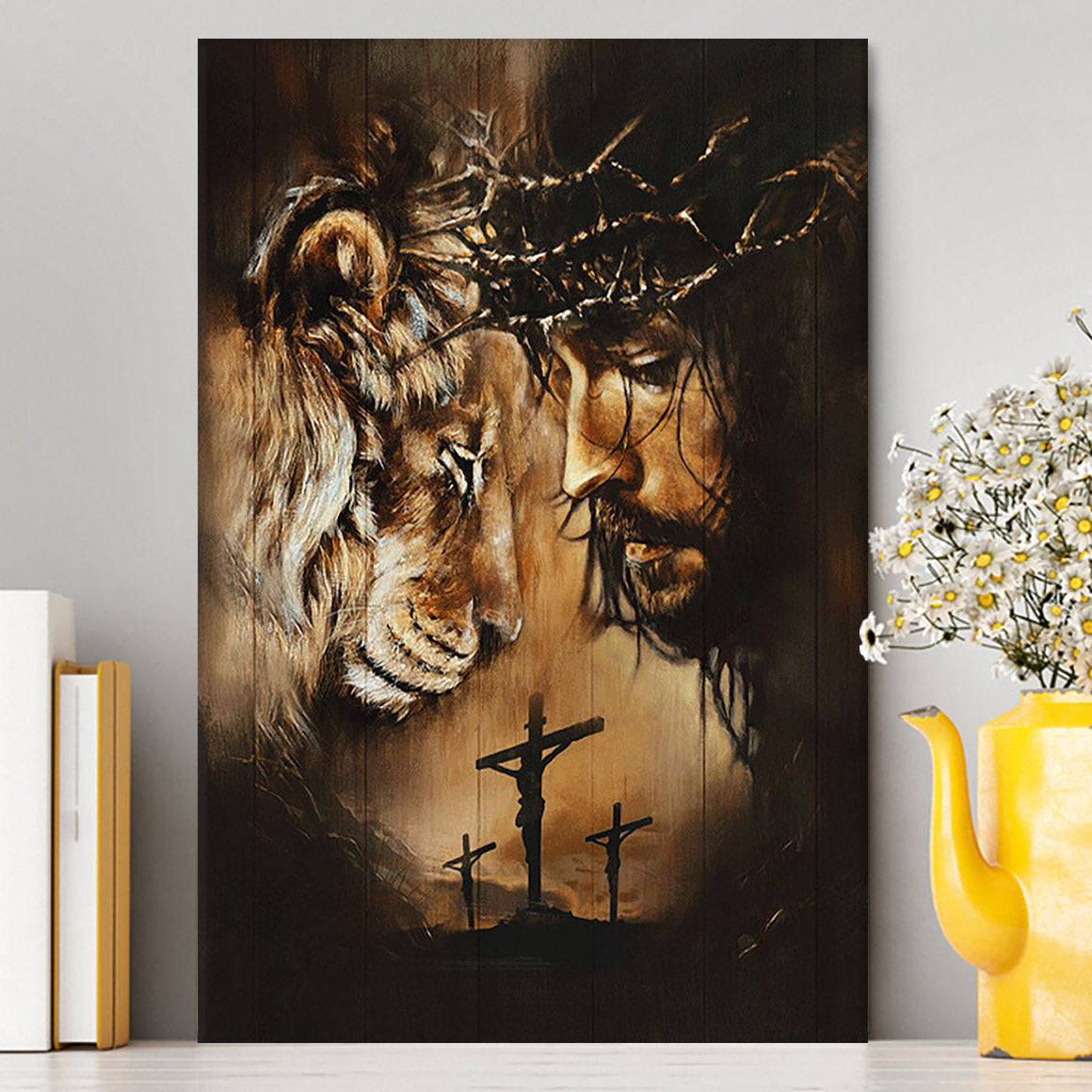 Lion Of Judah Canvas - Lion Canvas Print - Christian Wall Art - Religious Home Decor