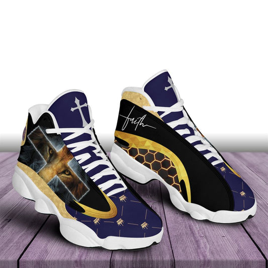 Lion Of Judah Faith Jesus Jd13 Shoes For Man And Women, Christian Basketball Shoes, Gift For Christian, God Shoes