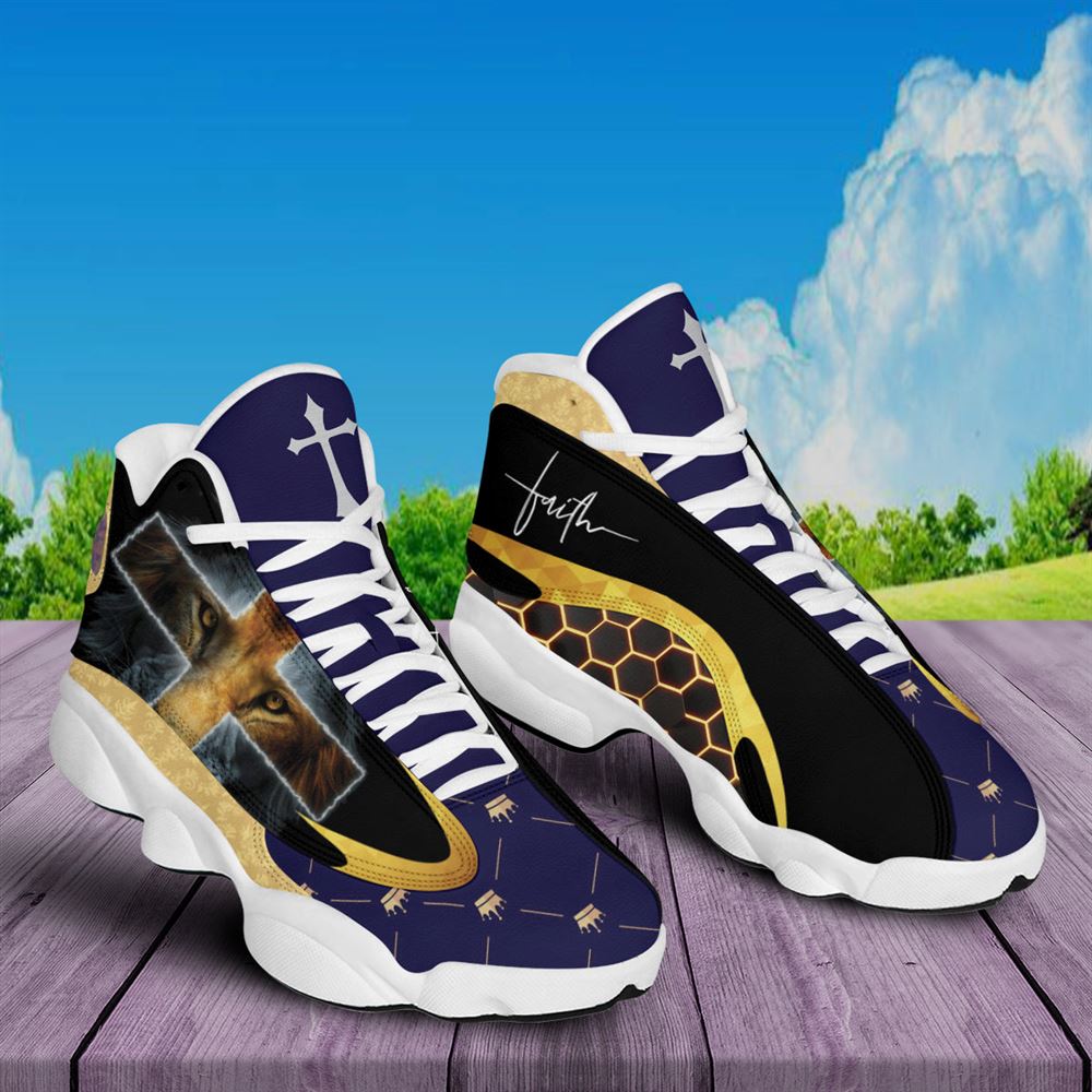 Lion Of Judah Faith Jesus Jd13 Shoes For Man And Women, Christian Basketball Shoes, Gift For Christian, God Shoes