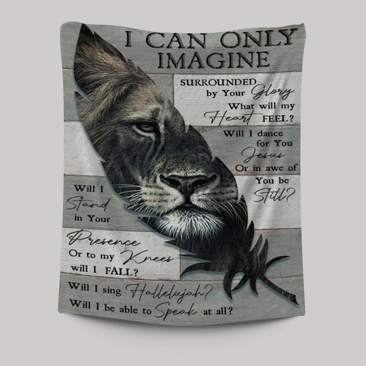 Lion Of Judah Feather I Can Only Imagine Tapestry