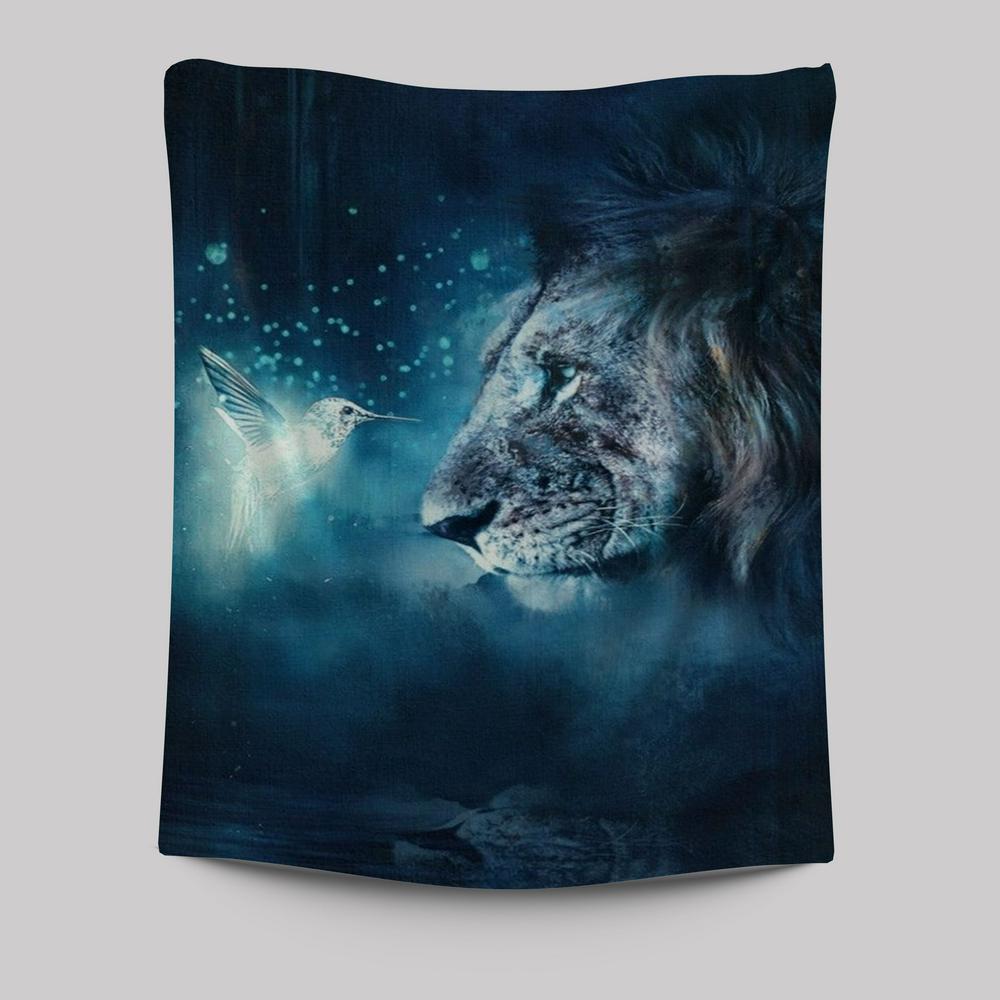 Lion Of Judah Hummingbird Night Light Tapestry