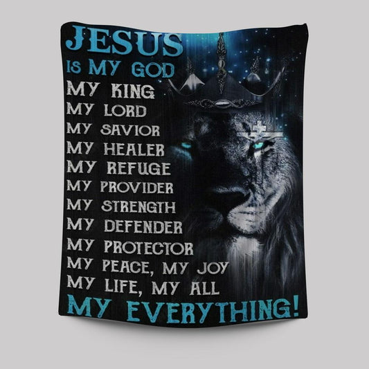 Lion Of Judah, Lion King, Jesus Cross, Jesus Is My God Tapestry