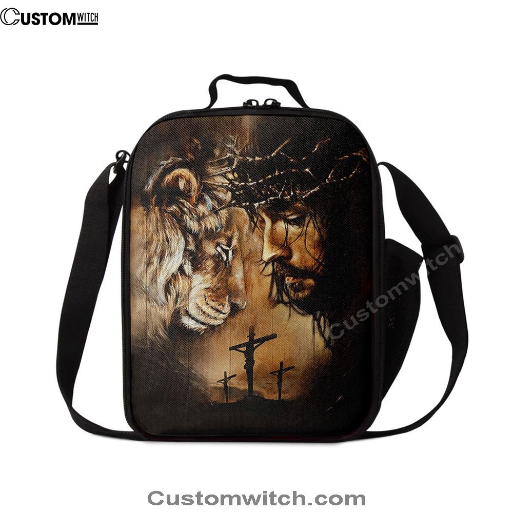 Lion Of Judah Lunch Bag - Lion Lunch Bag, Bible Verse Lunch Bag For Men And Women