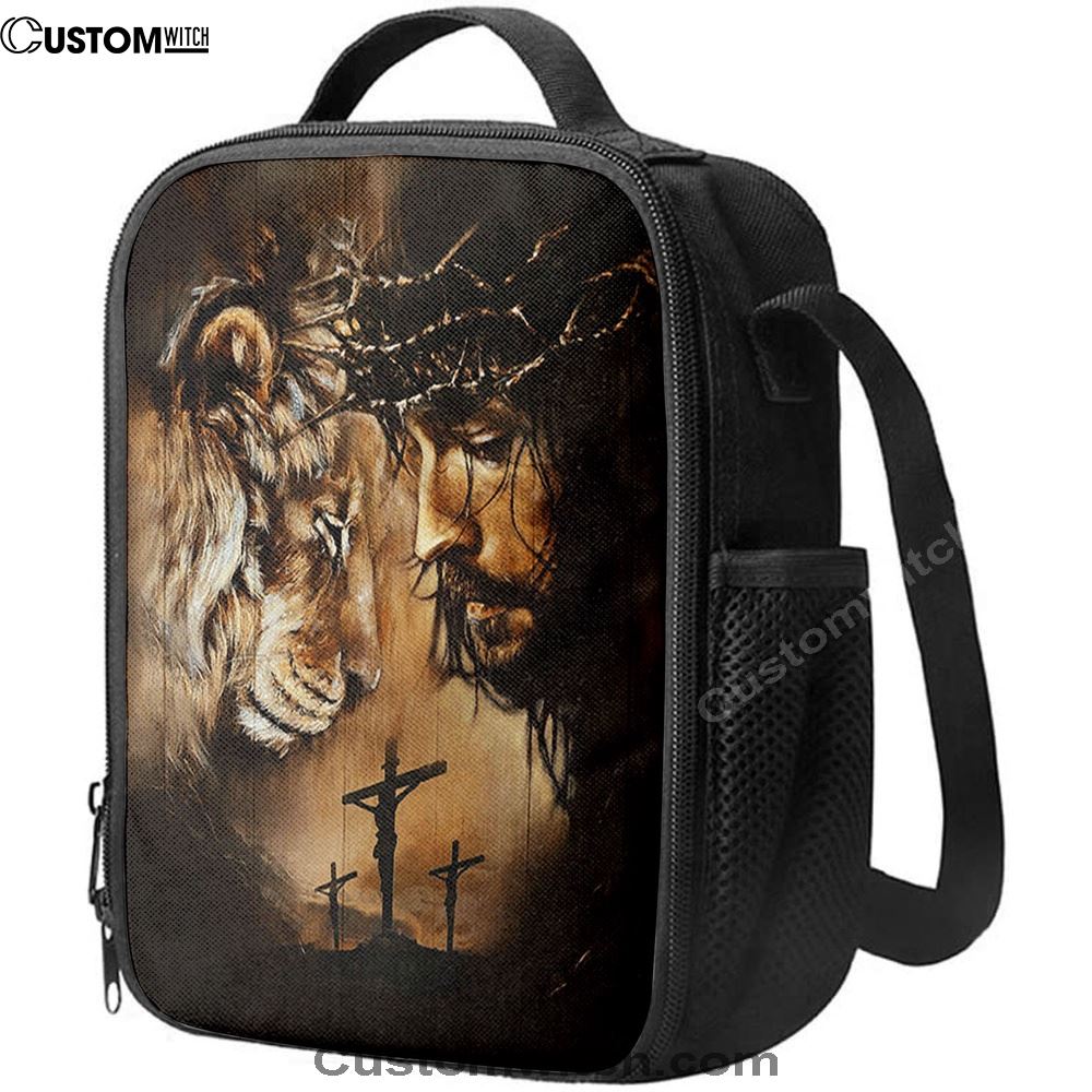 Lion Of Judah Lunch Bag - Lion Lunch Bag, Bible Verse Lunch Bag For Men And Women