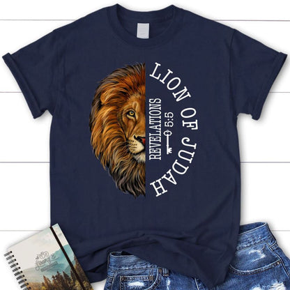 Lion Of Judah Revelation 55 T Shirt, Blessed T Shirt, Bible T shirt, T shirt Women