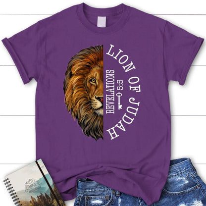 Lion Of Judah Revelation 55 T Shirt, Blessed T Shirt, Bible T shirt, T shirt Women