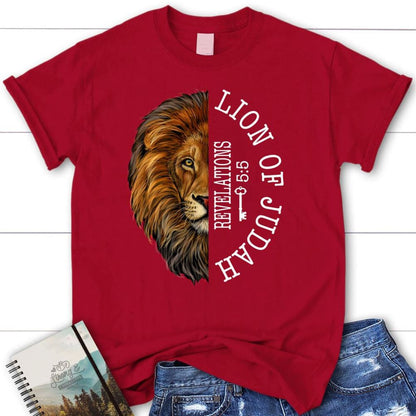 Lion Of Judah Revelation 55 T Shirt, Blessed T Shirt, Bible T shirt, T shirt Women