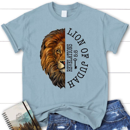 Lion Of Judah Revelation 55 T Shirt, Blessed T Shirt, Bible T shirt, T shirt Women