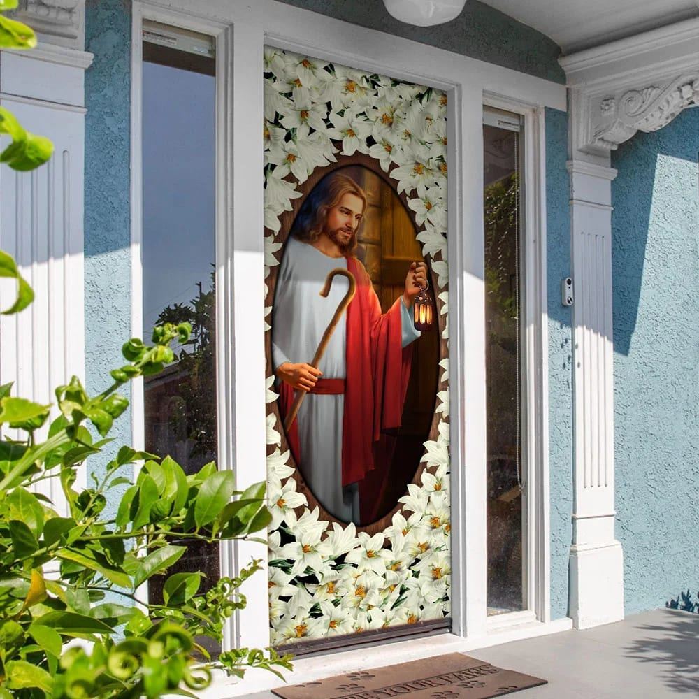 Lord Jesus Knocking Door Cover, Christian Door Decor, Door Christian Church, Christian Door Plaques