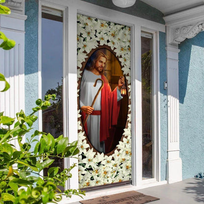 Lord Jesus Knocking Door Cover, Christian Door Decor, Door Christian Church, Christian Door Plaques