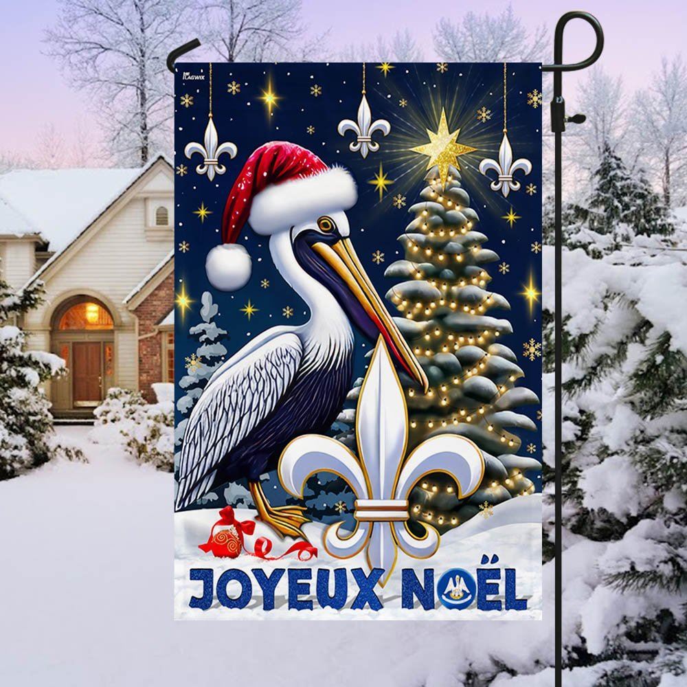 Louisiana Christmas Cajun Christmas Joyeux Noel Flag, Christmas Garden Flag, Home Decor Accessories, Christmas Outdoor Decor Ideas