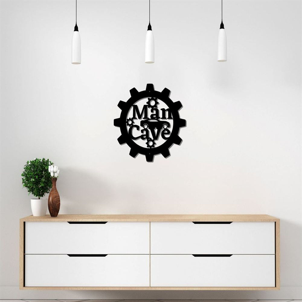 Man Cave Metal Sign, Gearhead Metal Sign, Car Sign, Decor Garage Wall, Decoration Home Bar, Decor Metal Wall Art Decoration