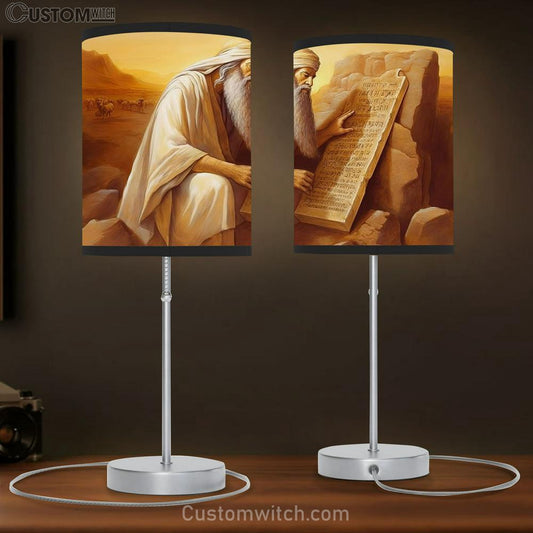 Man Reading Book Table Lamb Pictures - Faith Art - Christian Table Lamb Gift Decor