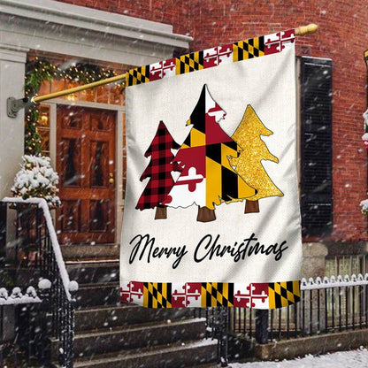 Maryland Christmas Flag Christmas Tree Maryland Christmas Decor Flag, Christmas Garden Flag, Home Decor Accessories, Christmas Outdoor Decor Ideas