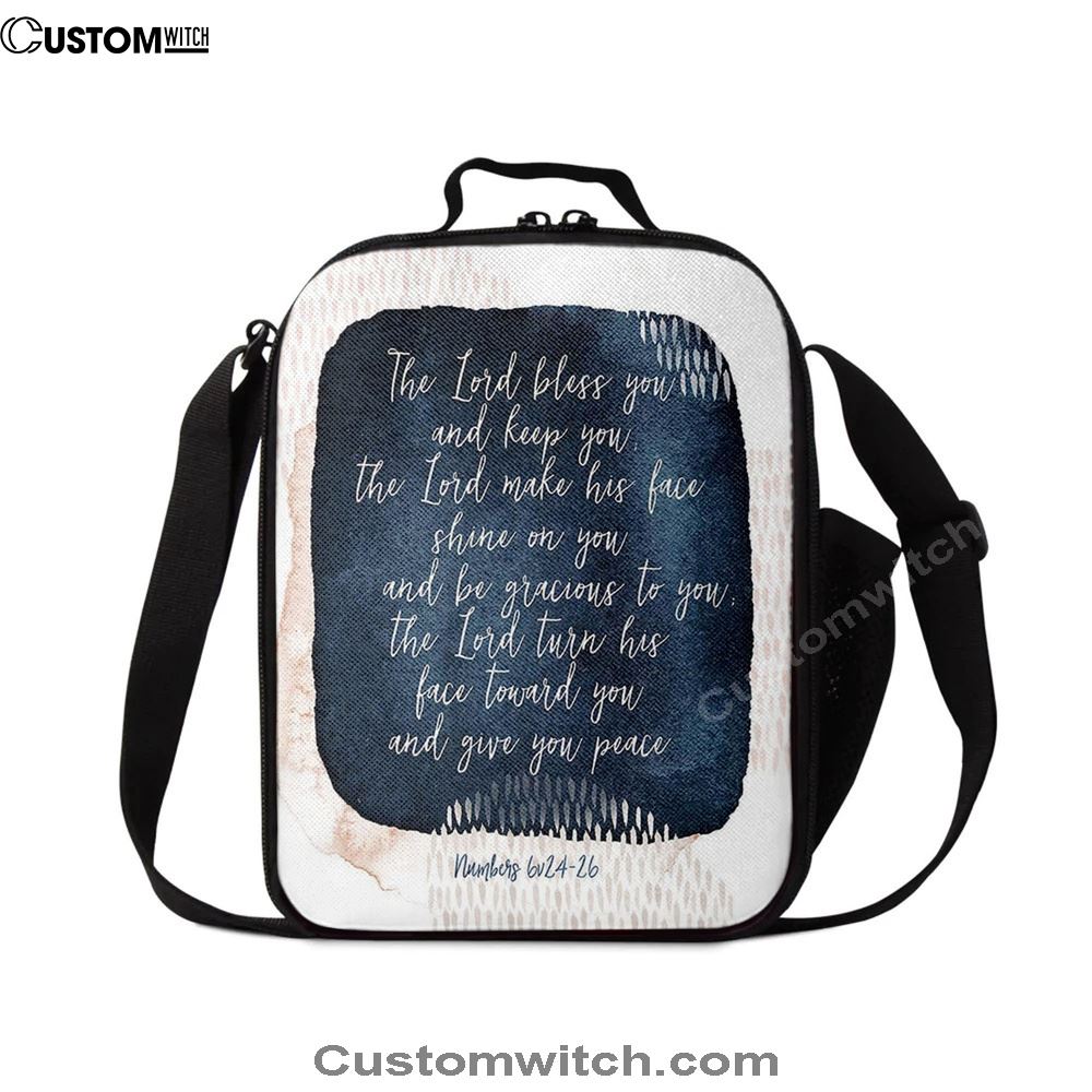 May The Lord Bless You And Keep You - Lunch Bag, Bible Verse Lunch Bag For Men And Women