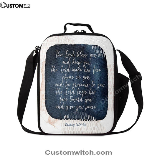 May The Lord Bless You And Keep You - Lunch Bag, Bible Verse Lunch Bag For Men And Women