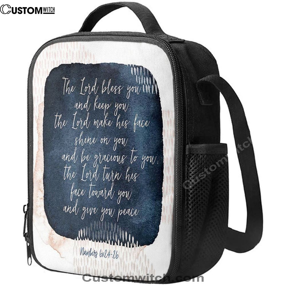 May The Lord Bless You And Keep You - Lunch Bag, Bible Verse Lunch Bag For Men And Women
