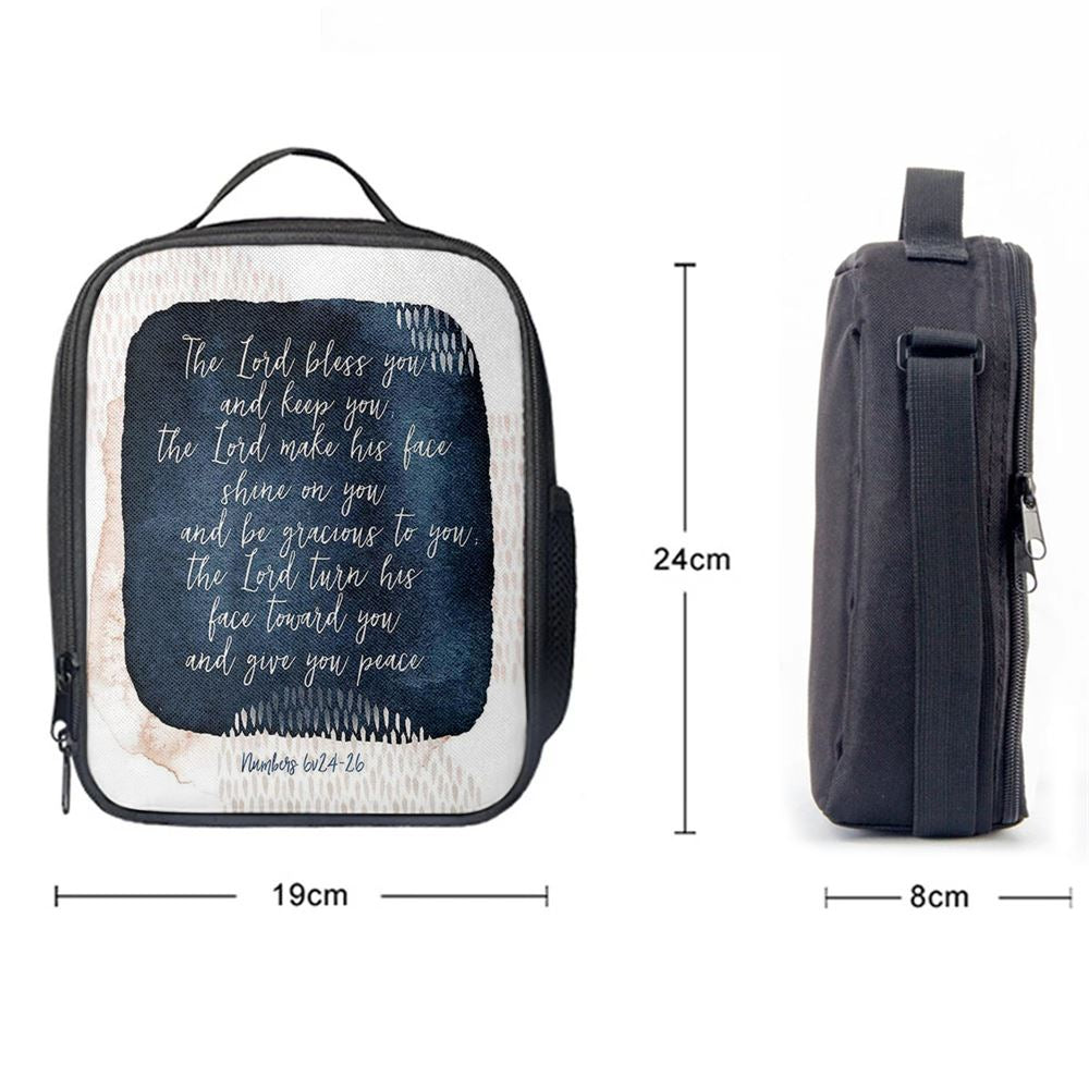 May The Lord Bless You And Keep You - Lunch Bag, Bible Verse Lunch Bag For Men And Women