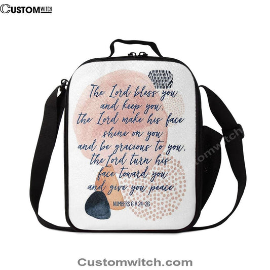 May The Lord Bless You And Keep You Lunch Bags, Bible Verse Lunch Bag For Men And Women