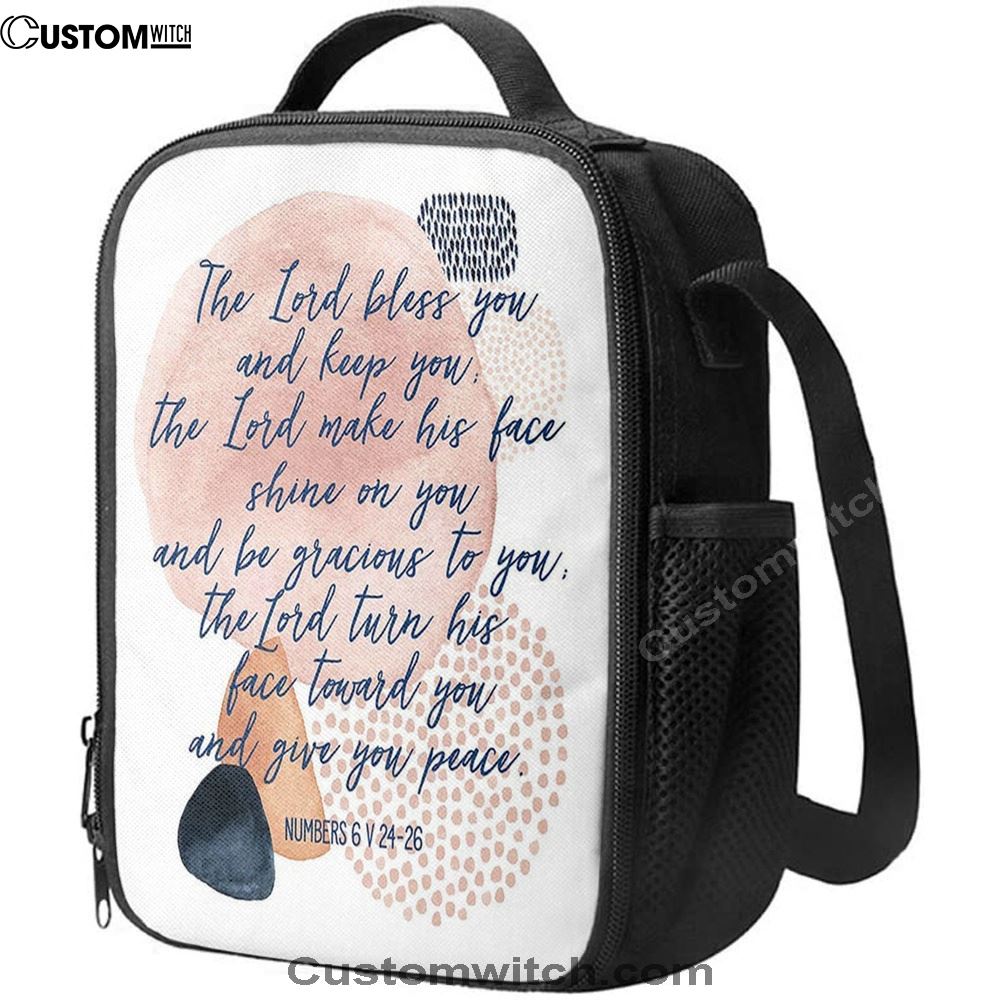 May The Lord Bless You And Keep You Lunch Bags, Bible Verse Lunch Bag For Men And Women