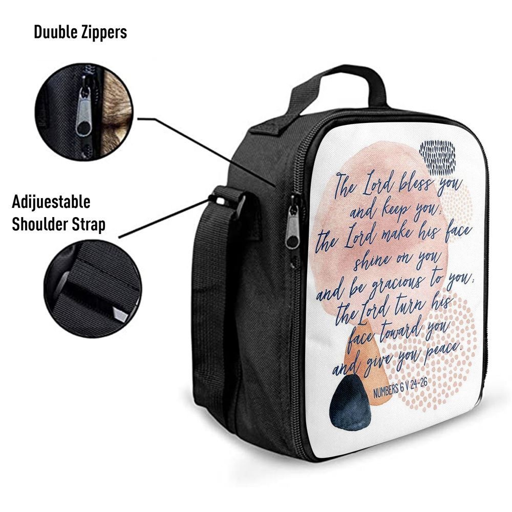 May The Lord Bless You And Keep You Lunch Bags, Bible Verse Lunch Bag For Men And Women