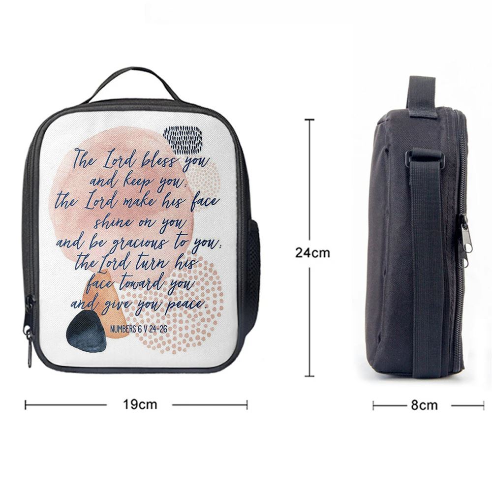 May The Lord Bless You And Keep You Lunch Bags, Bible Verse Lunch Bag For Men And Women