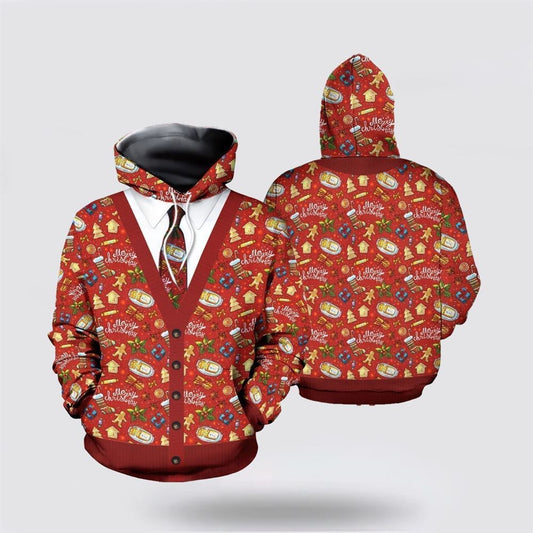 Merry Christmas 4 All Over Print 3D Hoodie For Men & Women, Christmas Hoodie Cute, Christmas Gift, Christmas Fashion