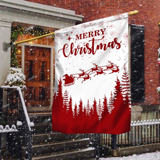 Merry Christmas Flag Santa Claus Flag, Christmas Garden Flag, Home Decor Accessories, Christmas Outdoor Decor Ideas