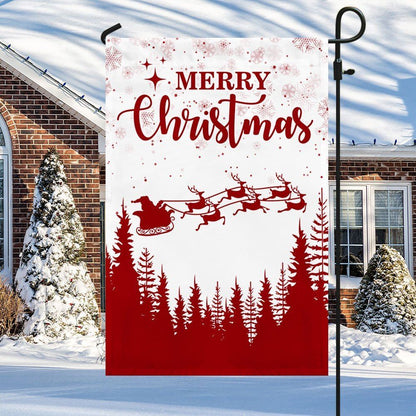 Merry Christmas Flag Santa Claus Flag, Christmas Garden Flag, Home Decor Accessories, Christmas Outdoor Decor Ideas