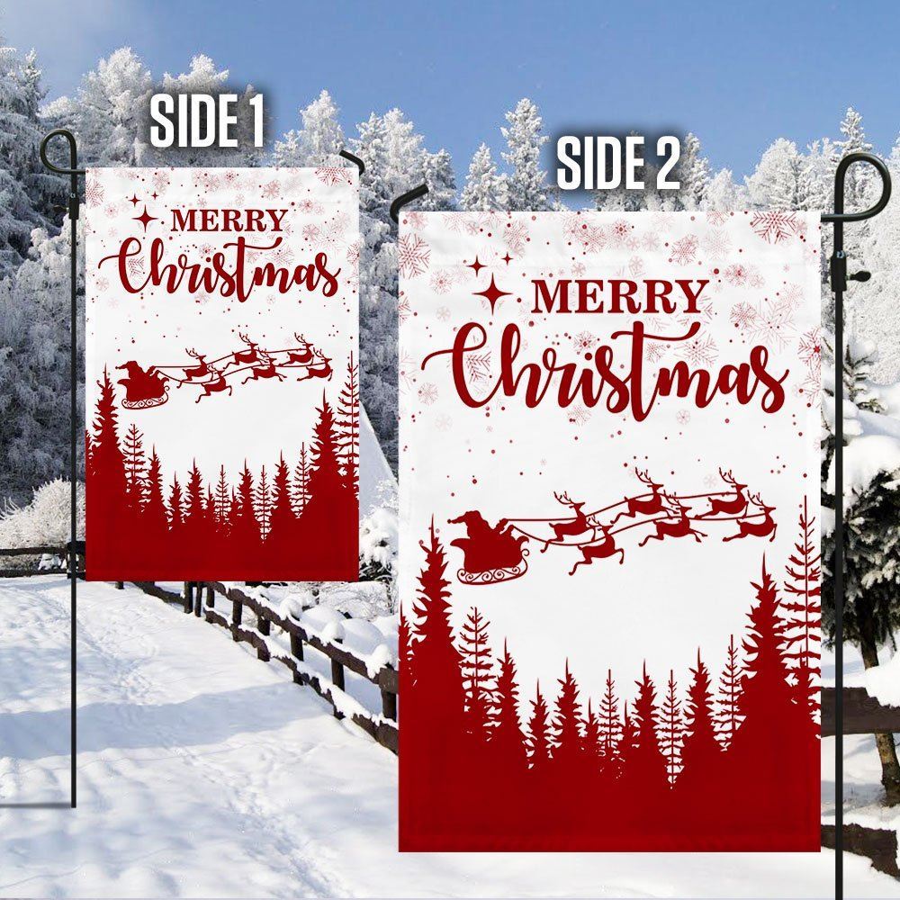 Merry Christmas Flag Santa Claus Flag, Christmas Garden Flag, Home Decor Accessories, Christmas Outdoor Decor Ideas