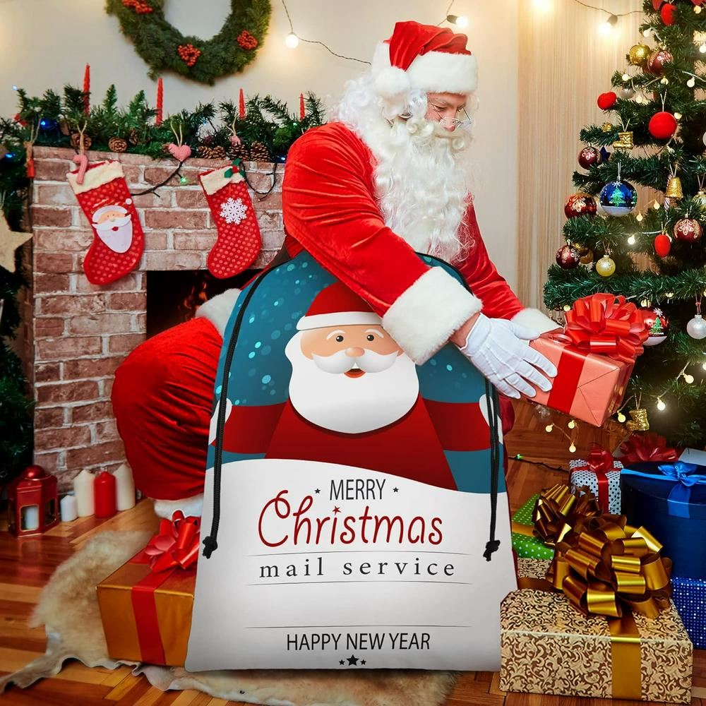 Merry Christmas Santa Claus Print  Christmas Sack, Gift For Chidren, Christmas Bag Gift, Christmas Gift 2023