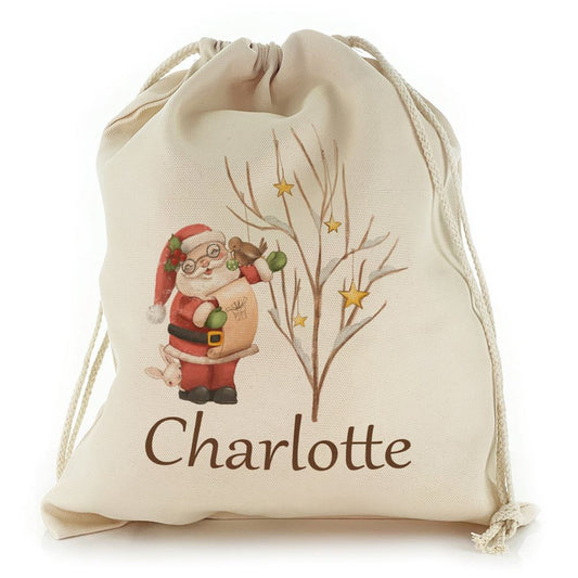 Merry Santa Star Tree Christmas Sack, Gift For Chidren, Christmas Bag Gift, Christmas Gift 2023